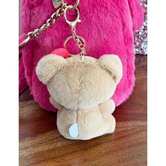 Hello Kitty Key Ring, Purse Accessory Accent Stuffed Teddy Bear Hello Kitty - Picture 5 of 7
